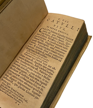 Load image into Gallery viewer, Catullus, Tibullus, and Propertius in Pieces, 1626 in Vellum