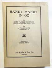 Load image into Gallery viewer, Handy Mandy in Oz 1937 Illustrated Edition Reilly & Lee