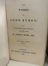 Load image into Gallery viewer, The Works of Lord Byron a 7 Volume Leatherbound Set 1832