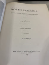 Load image into Gallery viewer, North Carolina, Rebuilding an Ancient Commonwealth 1584-1925 Volumes I, II