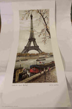 Load image into Gallery viewer, French Landmarks Arc de Triomphe, Eiffel Tower, Notre Dame Rafael Ortiz Alfau Signed