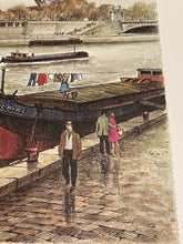 Load image into Gallery viewer, French Landmarks Arc de Triomphe, Eiffel Tower, Notre Dame Rafael Ortiz Alfau Signed