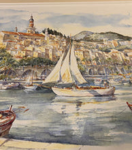 Load image into Gallery viewer, La Cote d'Azur: Menton, Signed Legai, in layered matte