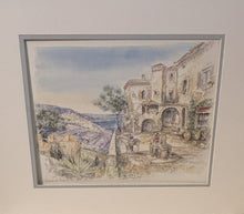 Load image into Gallery viewer, Passage de Provence, a seaside village scene, Signed Legai, in layered matte