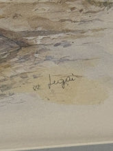 Load image into Gallery viewer, Passage de Provence, a seaside village scene, Signed Legai, in layered matte