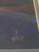 Load image into Gallery viewer, "Night Sounds" Bill Rabbit, Cherokee Signed Limited Edition Print Framed