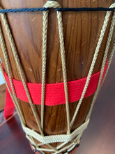 Load image into Gallery viewer, Large Hand Drum Hand Strung OOAK 22" H