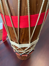 Load image into Gallery viewer, Large Hand Drum Hand Strung OOAK 22" H