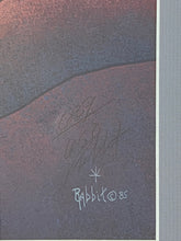 Load image into Gallery viewer, Bill Rabbit's "Ancestor's Cave", 1985. Numbered Print Framed Cherokee Art