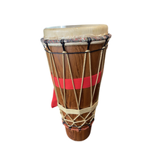 Load image into Gallery viewer, Large Hand Drum Hand Strung OOAK 22" H