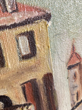 Load image into Gallery viewer, Venice Oil Painting on Canvas Signed Day Vintage Italian Seascape