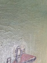 Load image into Gallery viewer, Venice Oil Painting on Canvas Signed Day Vintage Italian Seascape