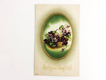 Load image into Gallery viewer, Antique Birthday Greetings Postcard Vintage Original
