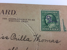 Load image into Gallery viewer, Antique Birthday Greetings Postcard Vintage Original