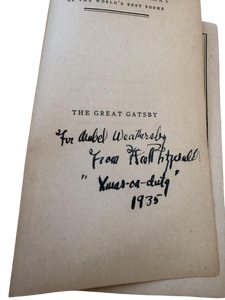 F. Scott Fitzgerald The Great Gatsby
