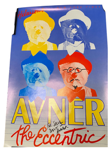 Avner The Eccentric Signed Tour Poster by Tom Matthews