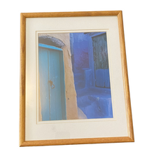 Load image into Gallery viewer, Jeffrey Becom Architectural Blue Door 2006 Print Framed