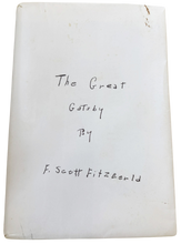 Load image into Gallery viewer, The Great Gatsby, 1934 Modern Library Edition - Signed by F. Scott Fitzgerald