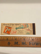 Load image into Gallery viewer, PAIR of Vintage 7UP Matchbooks Enjoy a FLOAT