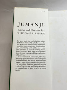 Jumanji, Chris Van Allsburg 1st Edition ISBN: 0395304482 FIRST Print