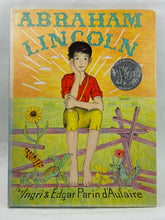 Load image into Gallery viewer, Abraham Lincoln, 1957 D&#39;Aulaire Caldecott Medal 17th Printing