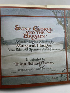 Saint George and the Dragon, Margaret Hodges 1984 AUTHOR SIGNED