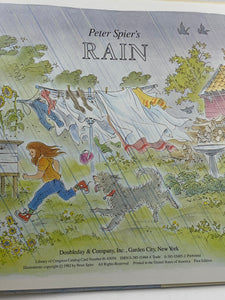 Peter Spier's Rain 1st Edition ISBN 10: 0385154844 Doubleday