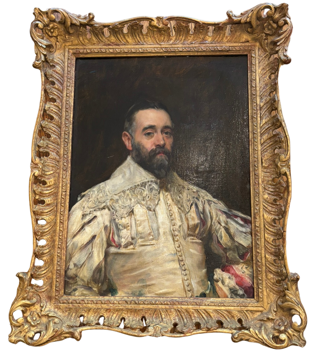 John Seymour Lucas, 1849-1923: An Untitled Portrait of a Gentleman, Oil on Canvas