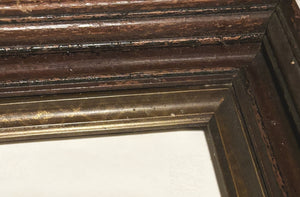 LARGE Antique Solid Wood Frame 26