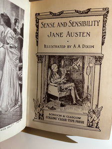 Sense and Sensibility Jane Austen, 1910, Collins' Clear-Type Press