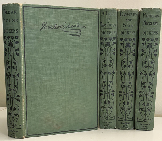 Bleak House, A Tale of Two Cities, Dombey and Son, Nicholas Nickleby - 4 Volume Set