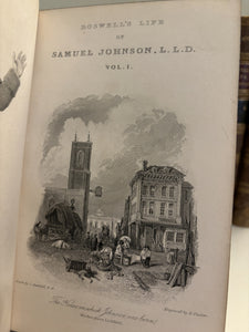 Boswell's Life of Samuel Johnson L.L.D., Ten Volume Set 1859
