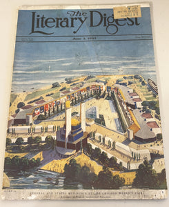 Vintage The Literary Digest June 3, 1933 WWII Era Hitler Chevrolet Buick Mobil Oil Ads