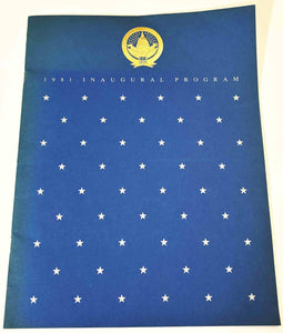 Vintage 1981 Inaugural Program Reagan Bush Inauguration Presidential, Inserts