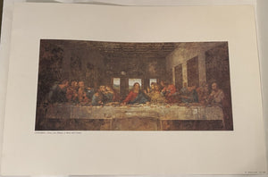 The Last Supper, Leonardo da Vinci Print: Ultima Cena, Santa Maria delle Grazie, Milan