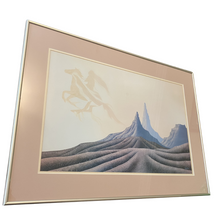 Load image into Gallery viewer, Bill Rabbit &quot;Last Sunset&quot; 20th c. Limited Edition Print, Framed