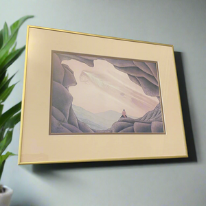 Bill Rabbit Signed 1987 Limited Edition Print 389/950 Hawk and Cave Cherokee Art