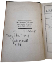 Load image into Gallery viewer, The Great Gatsby, 1934 Modern Library Edition - Signed by F. Scott Fitzgerald