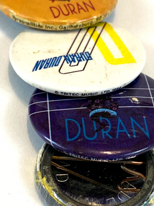 Vintage Duran Duran RARE BAND Pinbacks Lot of 6 Tritec 1984 Originals