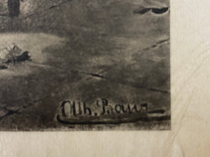 Albert Baur, The Martyr's Daughter Antique Christian Art Photogravure