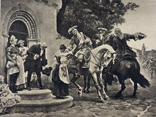 Load image into Gallery viewer, Prince Leopold says farewell on horseback to Annaliese After H. Prell