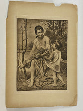Load image into Gallery viewer, A Snack After the Bath, After Francois-Alfred Delobbe Photogravure Print