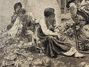 An Italian Idyl After Charles Frederick Ulrich Photogravure Print