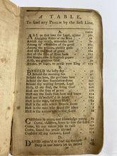 Load image into Gallery viewer, The Psalms of David, I Watts, DD, 1801 New Testament Samuel Hall Boston
