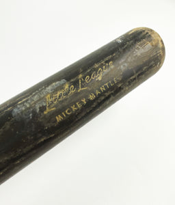 Mickey Mantle Vintage Bat Hillerich Bradsby Little League Star Logo Louisville
