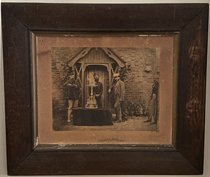 Wimbledon Club Trophy, Framed Albumen Photo, National Rifle Association 1800s era