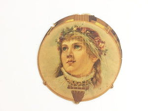 Vintage Victorian Girl Print on Cardstock Great for Scrapbooking