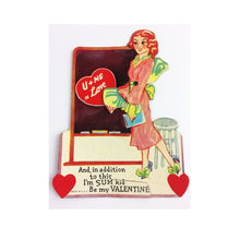 Load image into Gallery viewer, I&#39;m Sum Kid Be My Valentine School Teacher  Vintage Vday Card