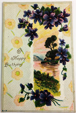 Load image into Gallery viewer, Victorian Birthday Postcard from the Early 1900s